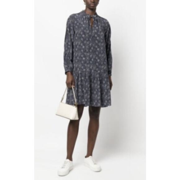 A.P.C. Natalia Peplum Dress Size XL NWT - Picture 5 of 7